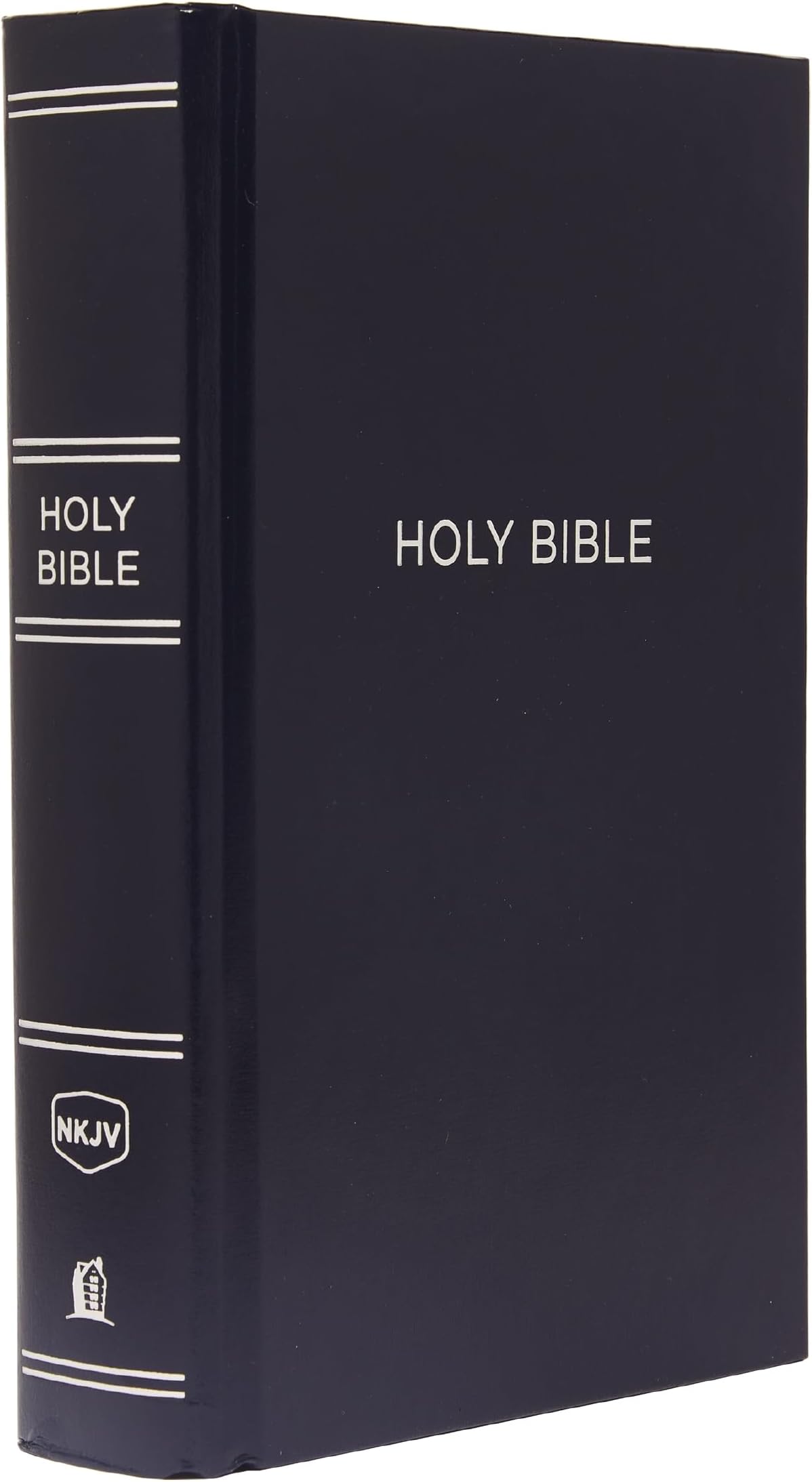 NKJV, Pew Bible, Large Print, Hardcover, Blue, Red Letter, Comfort Print
