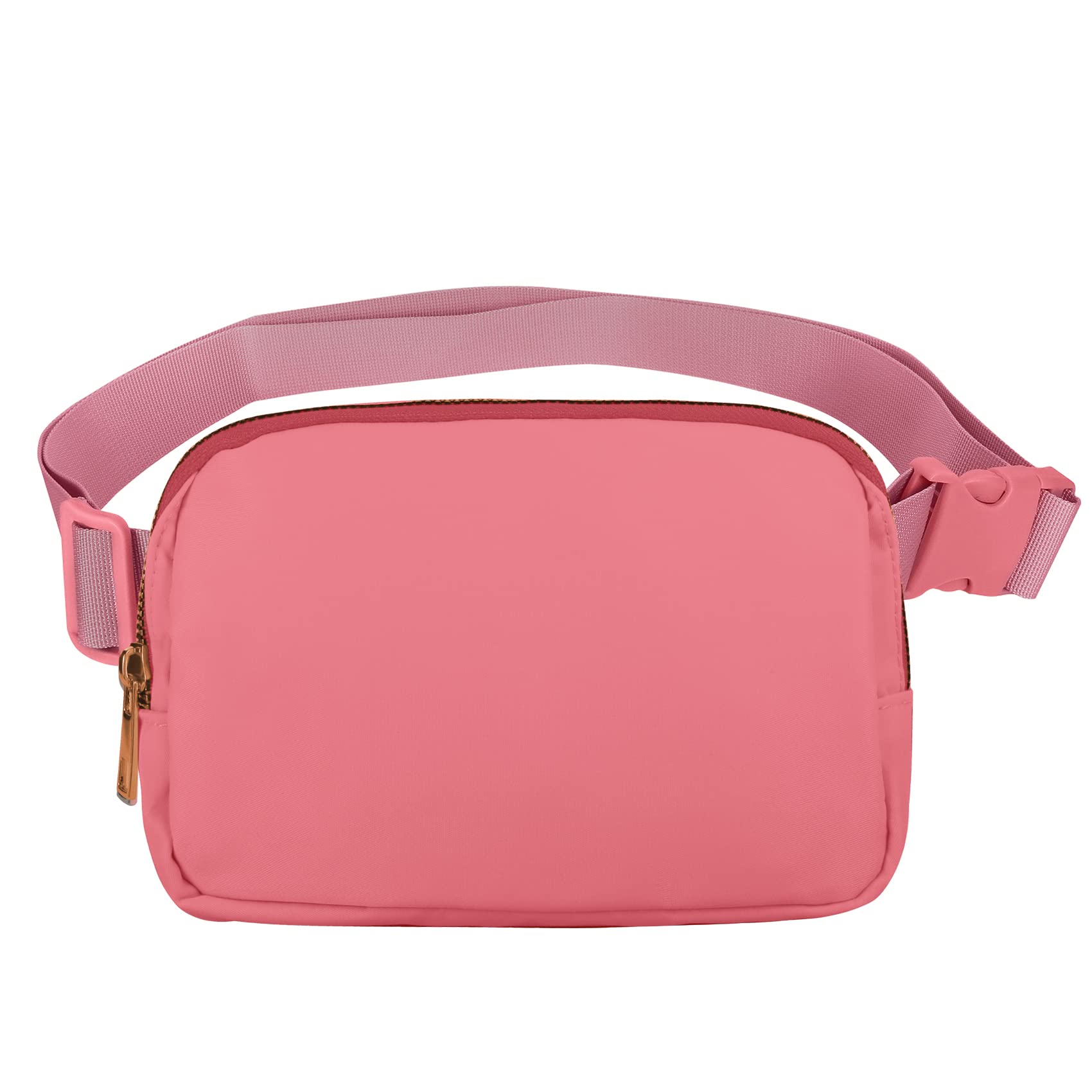 VOROLO Fanny Pack For Women And Men Crossbody Bag Belt Bag with Adjustable Strap Easter Gifts Deep Pink