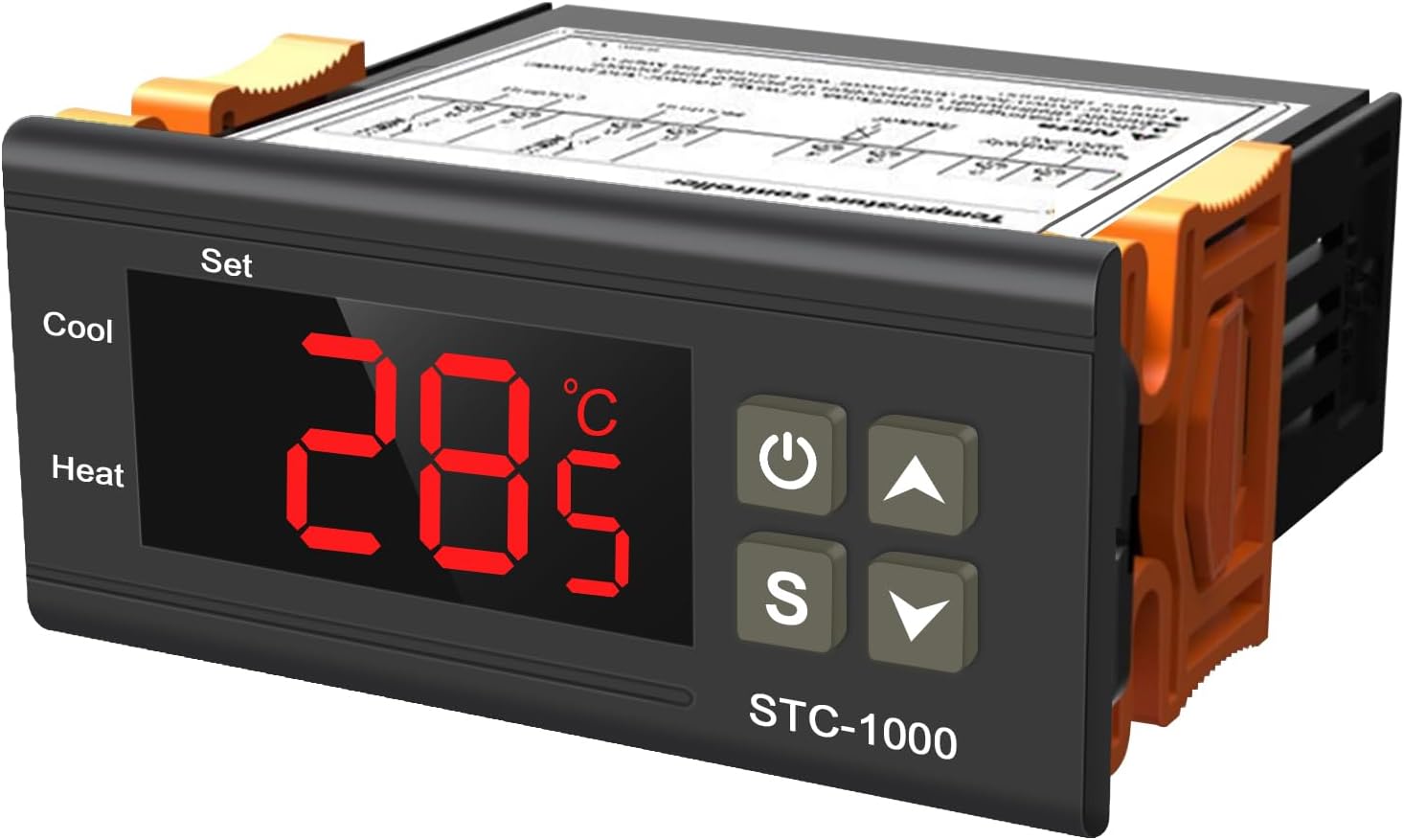 Régulateur De Température Numérique Tout Usage DC 12 V Thermostat électronique Avec Capteur