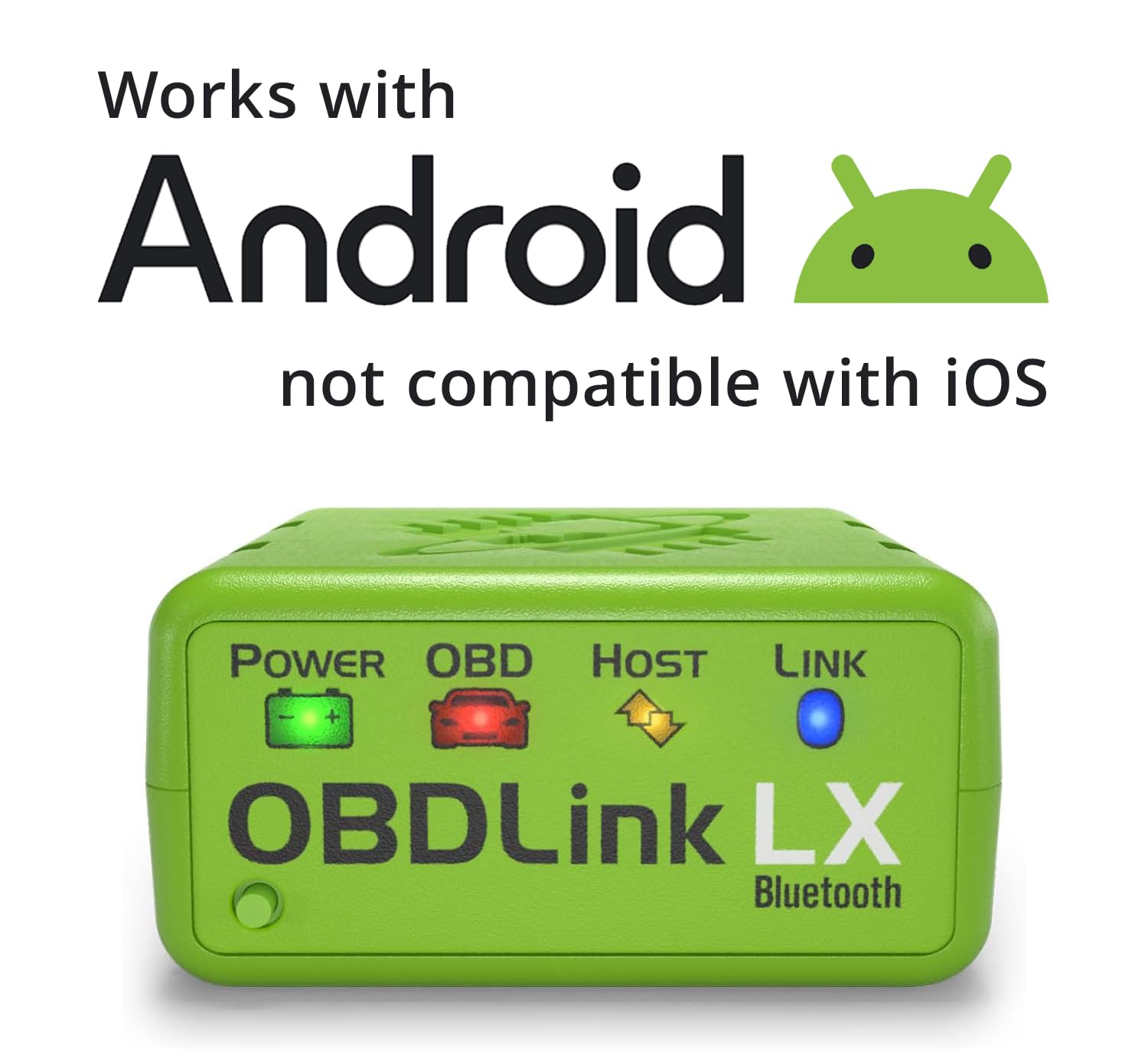 Amazon.com: OBDLink LX OBD2 Bluetooth Scanner for Android and  