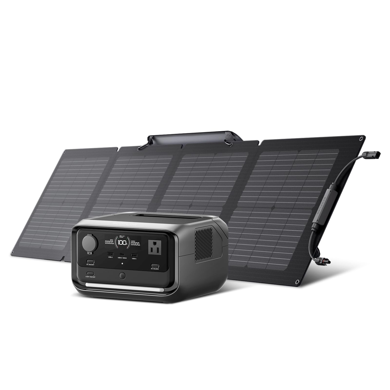 Amazon.com : EF ECOFLOW Solar Generator RIVER 3 Plus with 110W