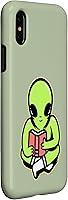 Vista 9 de iPhone 15 Pro Max Alien Reading A Book Case