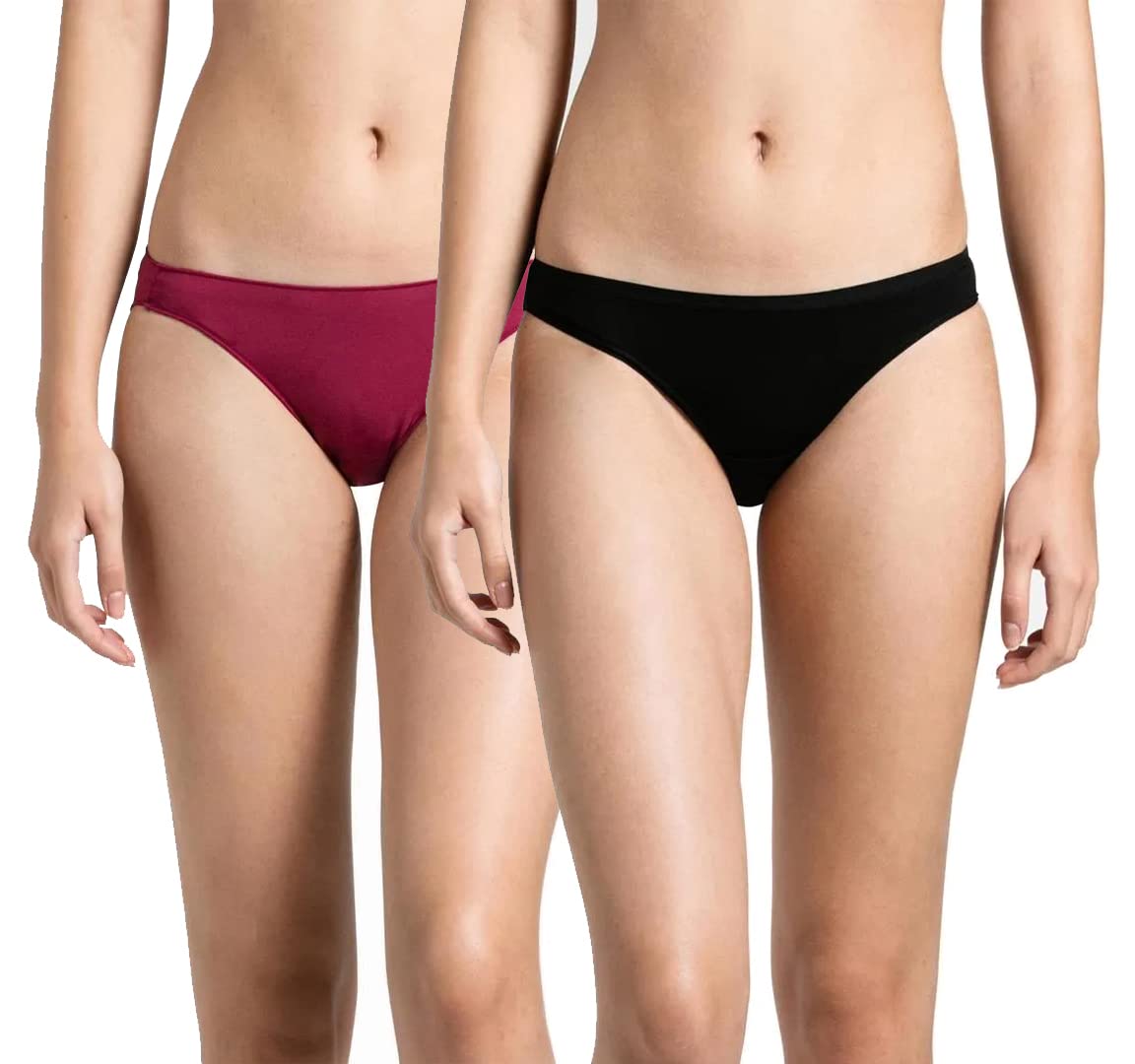 D DIVINE Reason for million smiles Women's Lycra Cotton Bikini Panty Combo Pack
