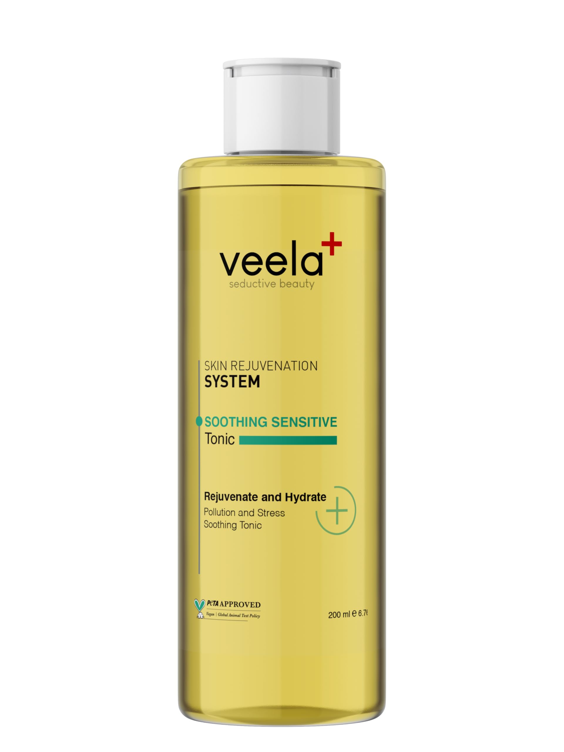 Veela Cilt Yenileyici ve Arındırıcı Tonik – Soothing Sensitive Tonic, Bitkisel Meyve Asitli, Nemlendirici ve Yatıştırıcı Bakım