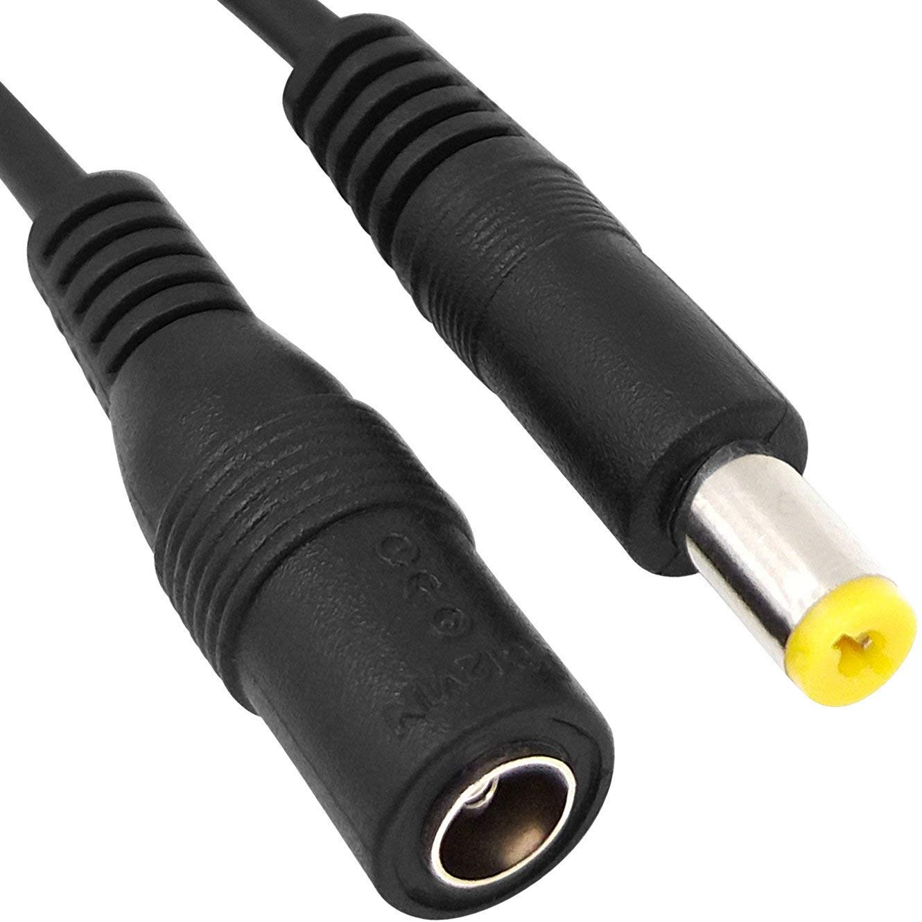 GENBOLT5.5 x 2.1mm DC Power Plug to Socket CCTV Extension Lead Cable 5 Meters