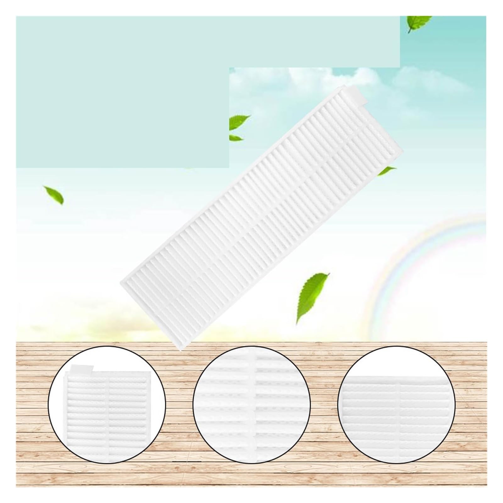 Compatible con Xiaomi Viomi V3 Max Robot aspirador cepillo lateral principal filtro Hepa fregona trapo repuestos accesorios V-RVCLM27B(Set 2)