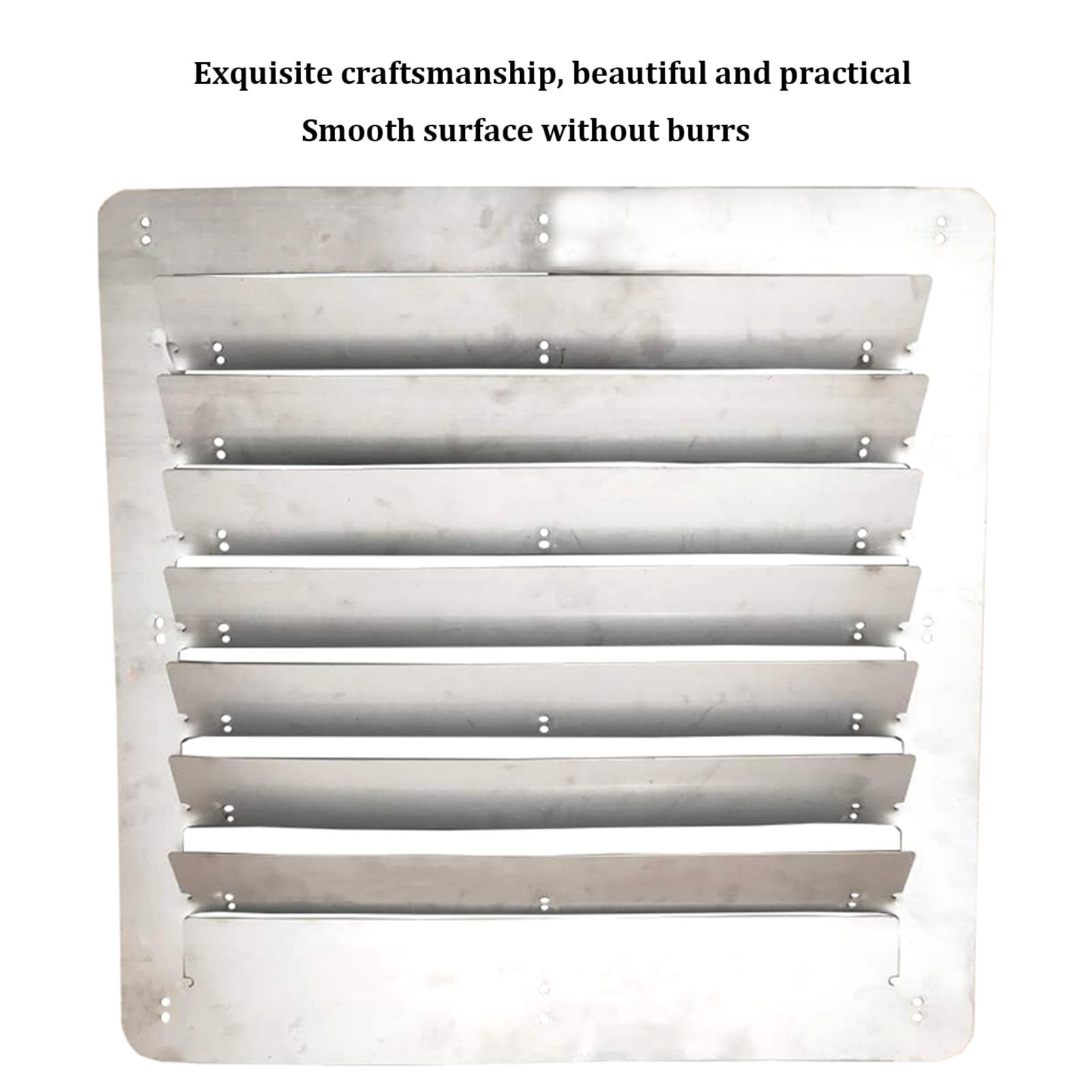 Cubierta protectora para unidad de aire acondicionado al aire libre, impermeable, de acero inoxidable, protección para todo tipo de clima para soplado directo y disipación de calor, cubierta