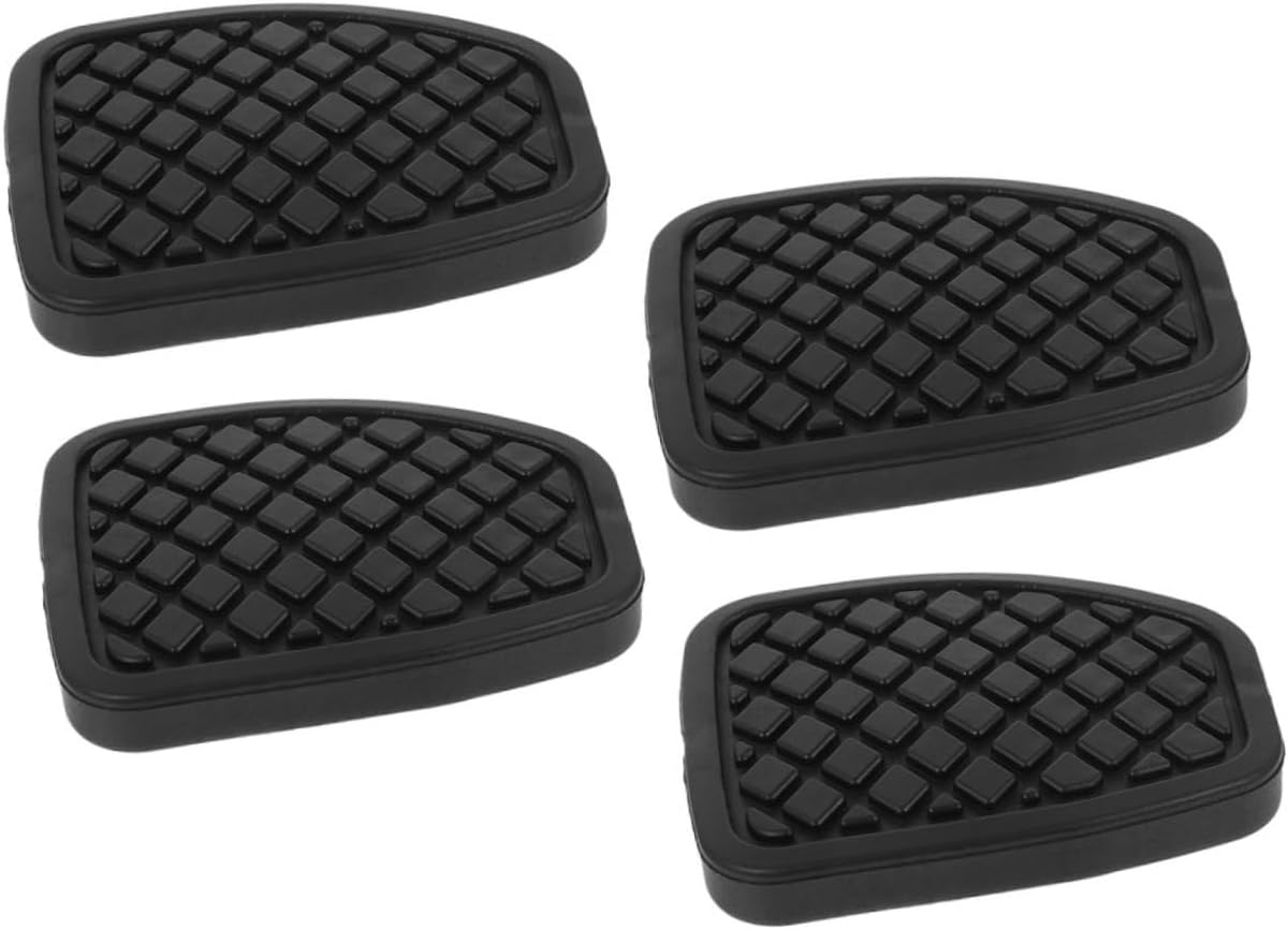 ULTECHNOVO 4pcs Auto Clutch Brake Pedal Stop Pads Rubber Pad Covers Fitment Easy to Install