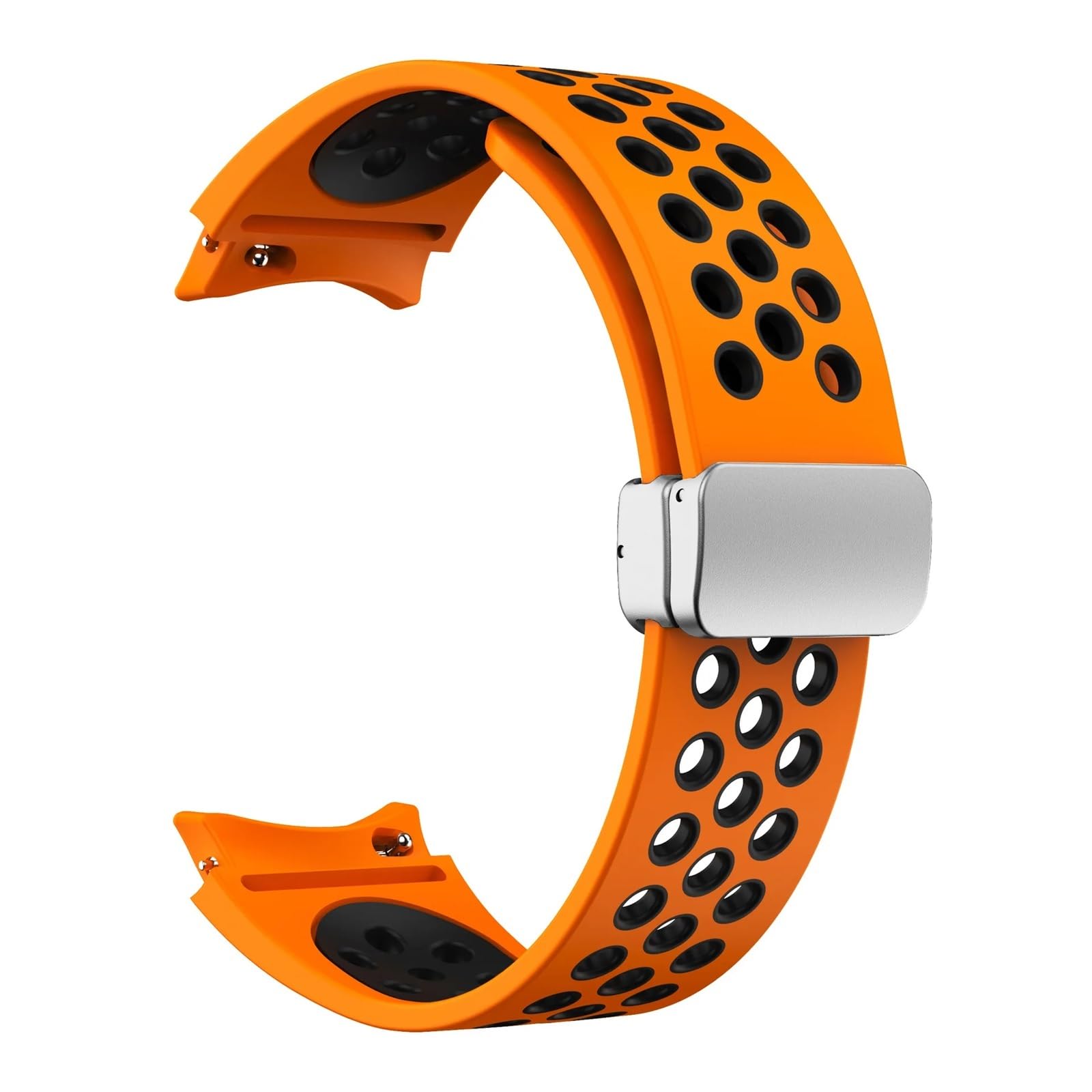 EPANO Bracelet en Silicone pour Samsung Galaxy Watch 6 Classic 43mm 47mm 5Pro 45mm, bracelet à boucle magnétique pour Galaxy Watch 6 5 4 40mm 44mm