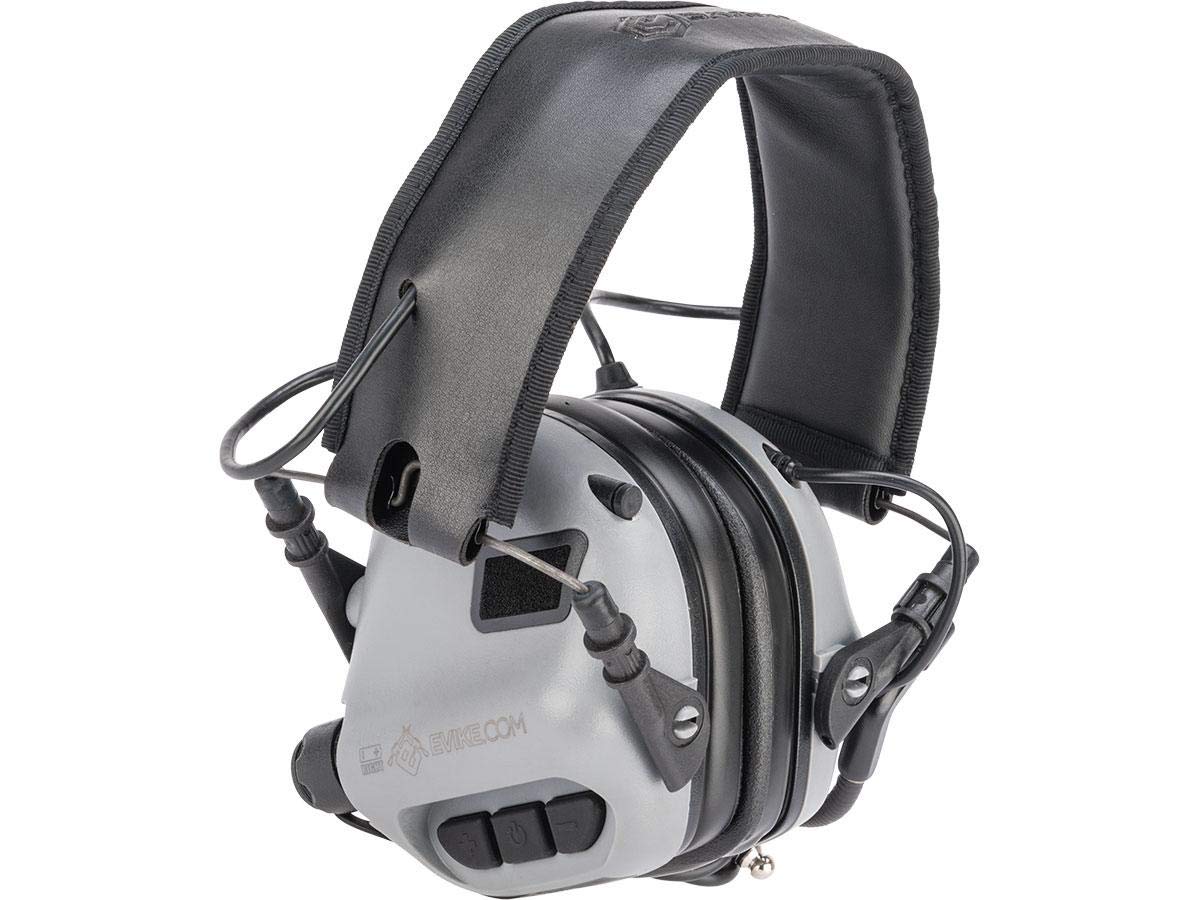 EvikeEarmor M32 Electronic Sound Amplifying Hearing Protector (Color: Cadet Grey)