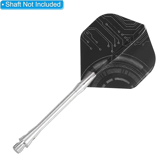 Miniatura 4 de PATIKIL Dart Flights, Pack PET Standard Darts Accessories Replacement Parts for Soft Tip Steel Tip, Mechanical Style