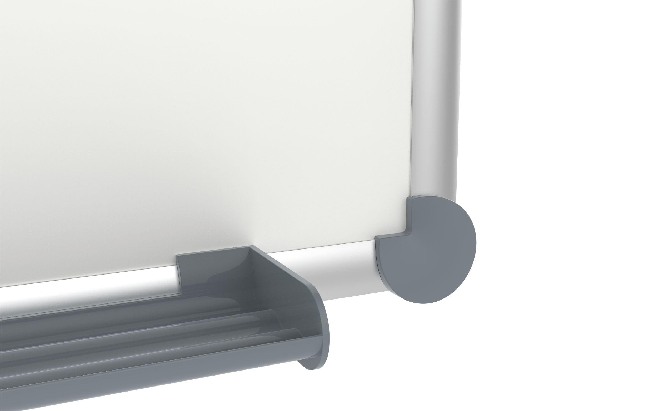MAUL Tablica magnetyczna MAULpro biała 60x90 cm z aluminiową ramą | łatwe ścieranie na sucho, notatki pod ręką, solidna rama aluminiowa, przesuwana półka, montaż pionowo lub poziomo
