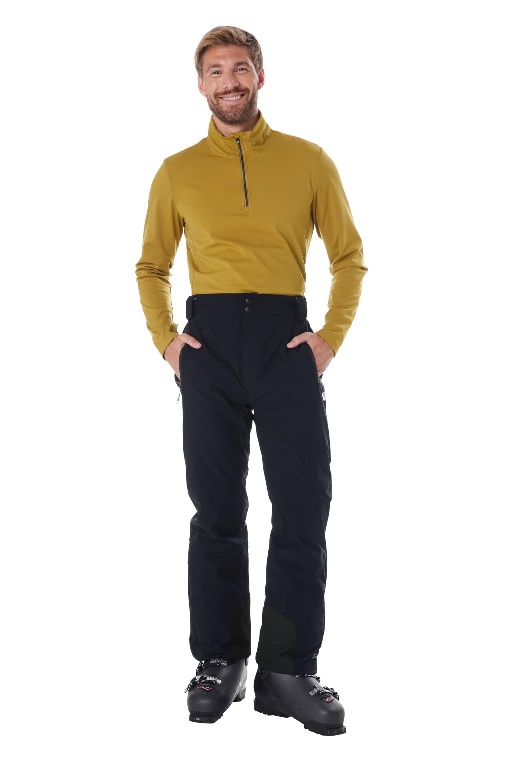 killtec Herren Skihose/Funktionshose mit abnehmbaren Trägern