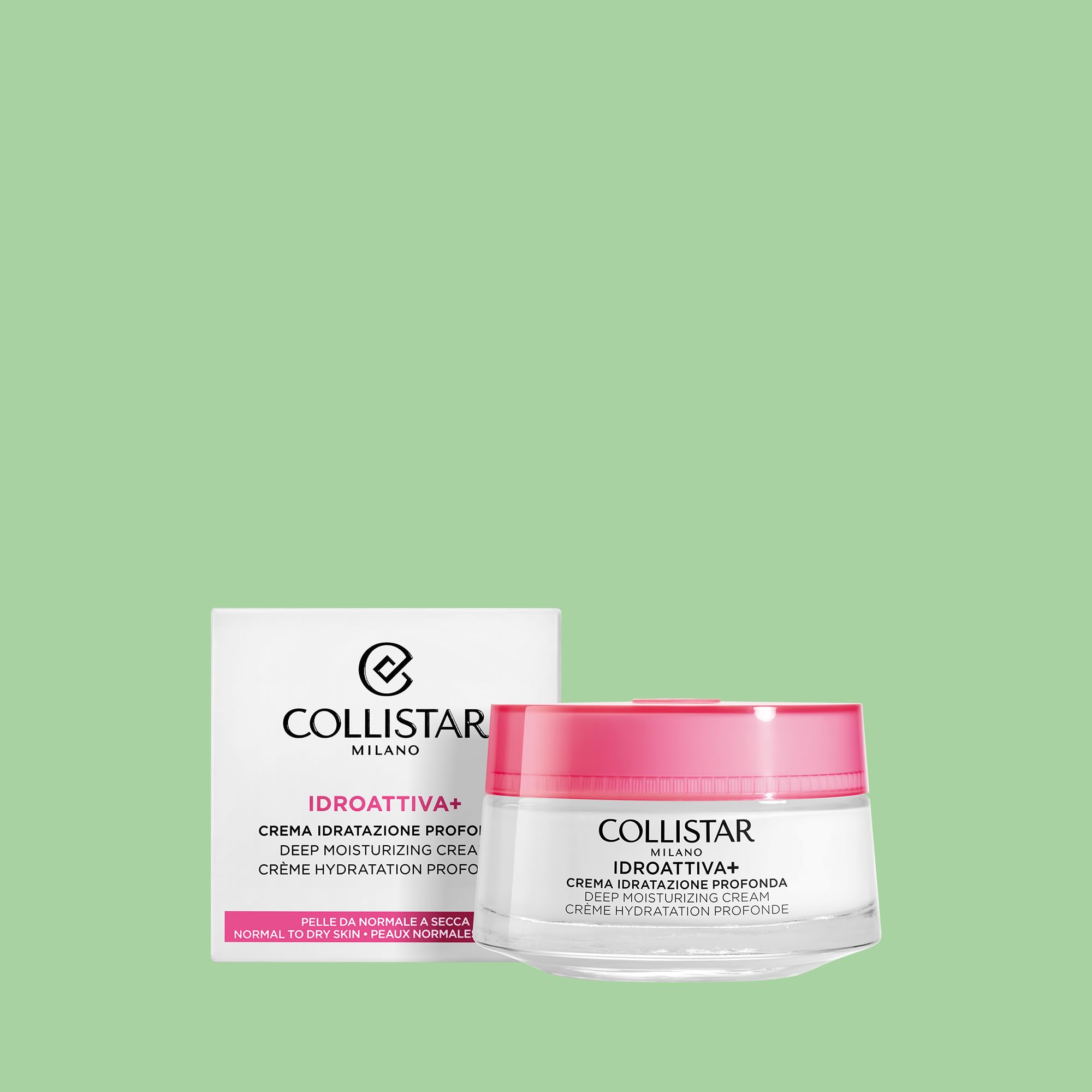 Collistar Idro-Attiva+ Cofanetto Donna , Crema di Idratazione Profonda, Ricca e Fondente, Vaso Iconico 50ml + Mini Formato 25ml, Idea Regalo per Pelle Luminosa e Morbida