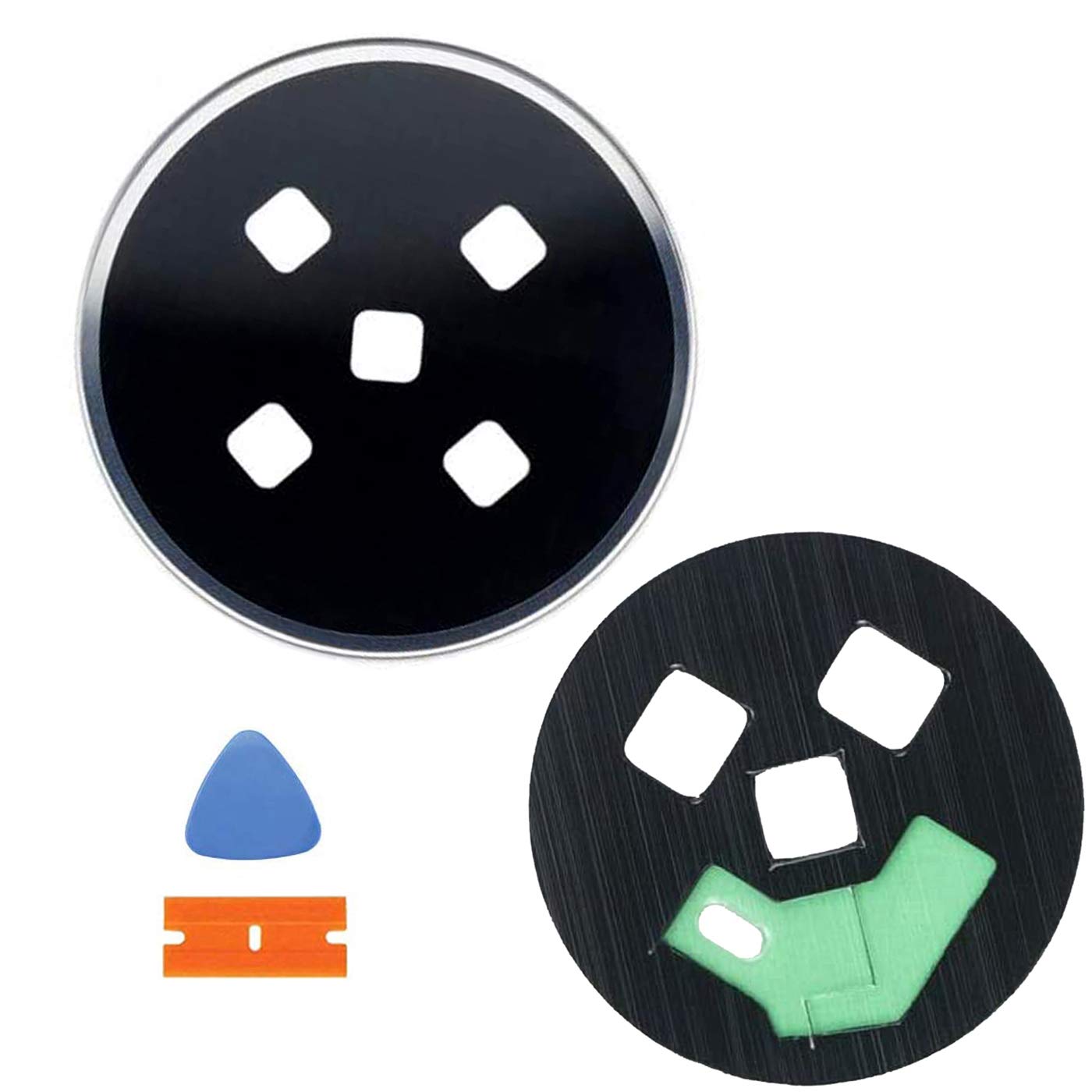 Ubrokeifixit Compatible Back Rear Lens Glass with Tape for Samsung Galaxy  Watch 46mm SM-R800 R805/Galaxy Watch 42mm SM-R810 R815 Black(Rear Cover NOT  Included): Smartwatch Replacement Bands: Amazon.com.au