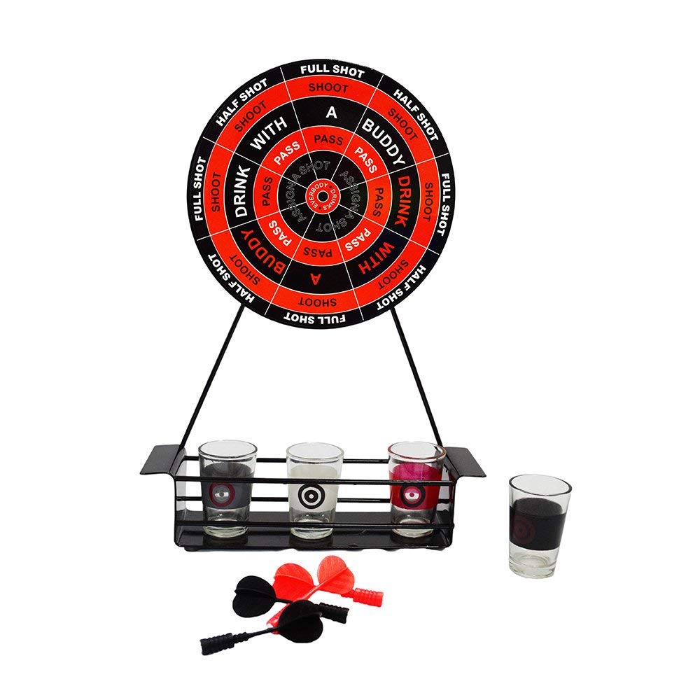 Jagmag® Shot Glass Darts Bar Game/Shot Drinking Game for Party/Shot