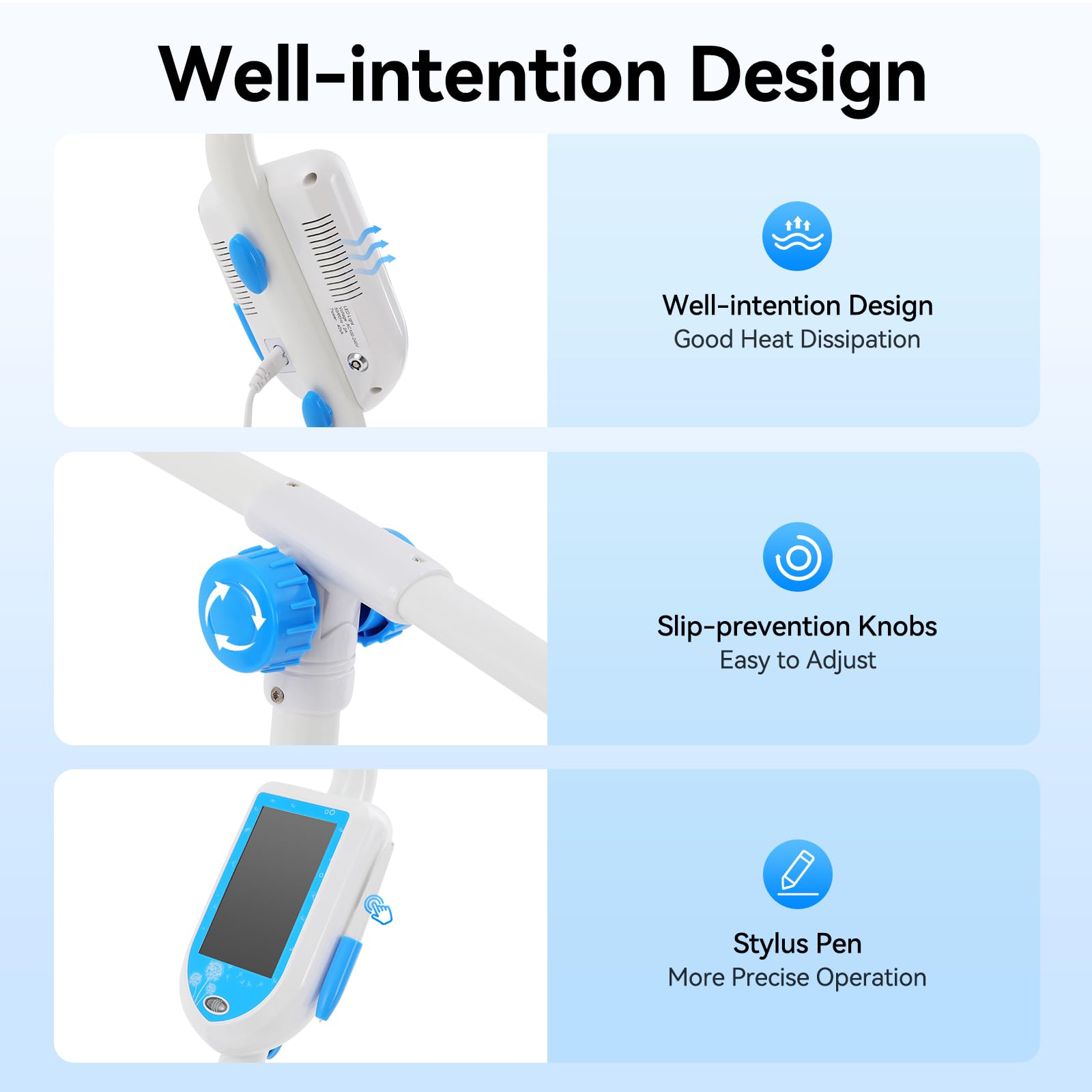 Lampada dentale a LED sbiancante, Teeth Whitening Device con ruote, sbiancamento dei denti, sbiancamento dentale