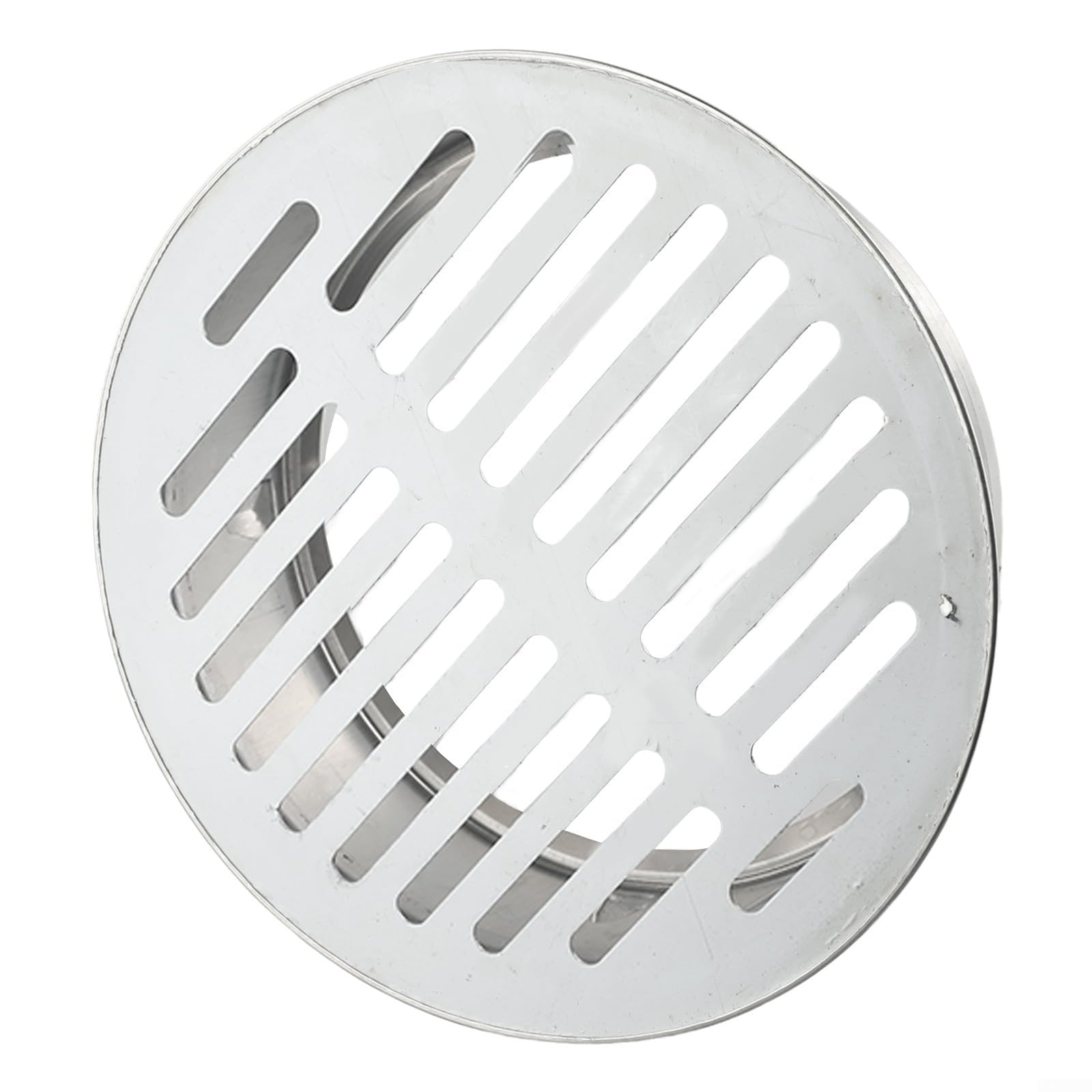BEYOEE Round Floor Drain Cover for Outdoor Spaces and Rainwater Management (Ø200mm),Ø90mm