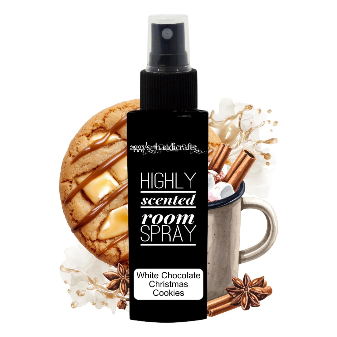 WHITE CHOCOLATE CHRISTMAS COOKIES Handmade Highly Scented Room Spray (Travel Size)