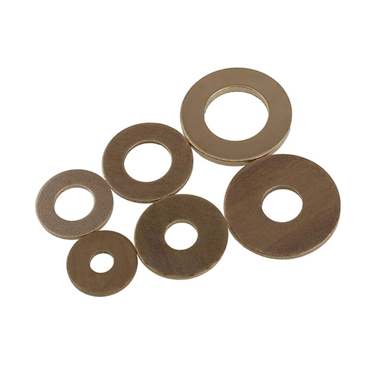 Rondella piatta in ottone 10/50 pezzi M2-M20 Sigillatura solida