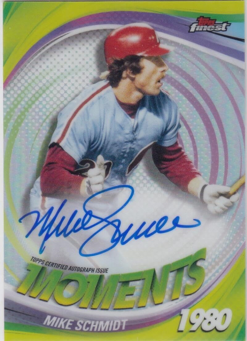 Baseball Trading Card 2025 Topps Finest Moments Autographs #FMA-MS Mike Schmidt EX/NM Auto Phillies