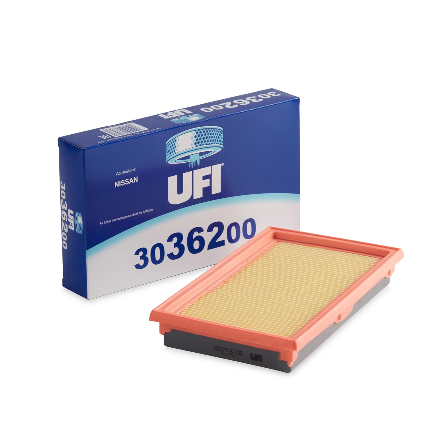 UFI Filters, Filtro de Aire 30.362.00, Filtro de Aire de Recambio, Apto para Coches, Apto para Modelos Infiniti y Nissan