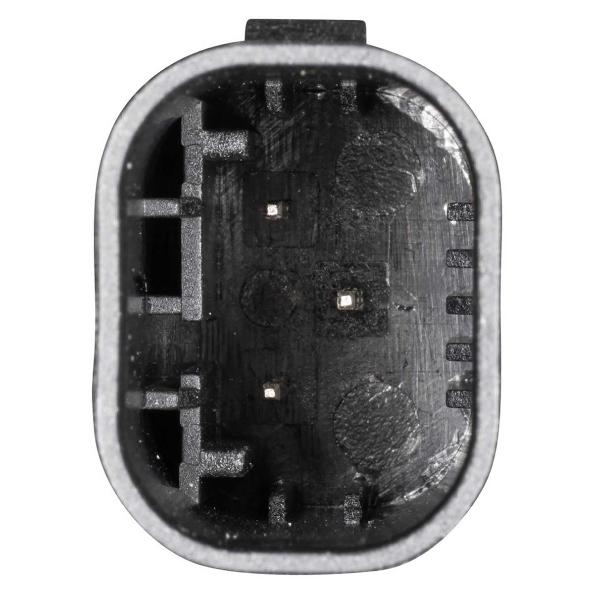 HELLA 6PX 358 141-221 Sensor, auxiliar de aparcamiento - en forma de ángulo - 3polos - enchufado - barnizable - con anillod e sujeción
