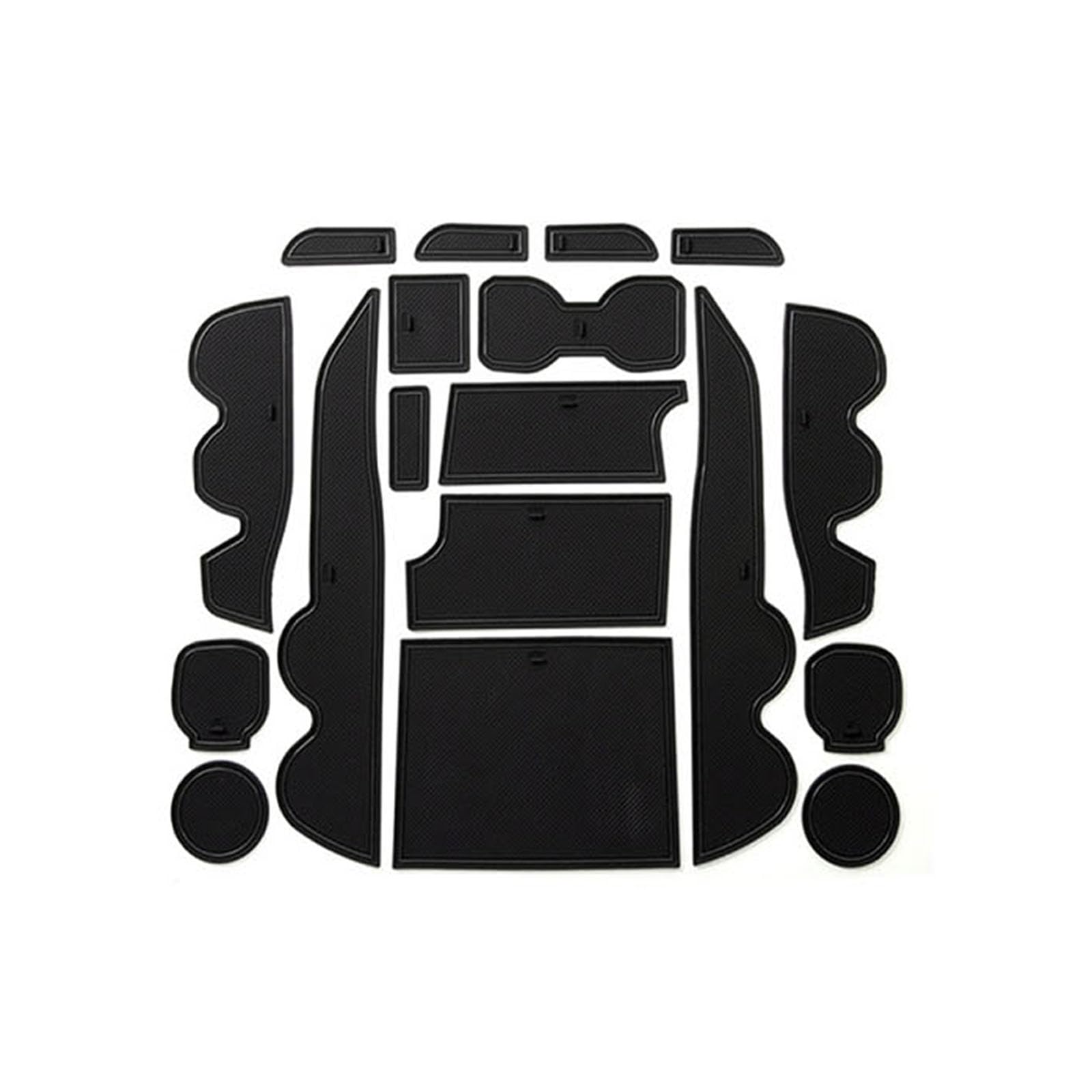 ahhccne Rubber Mats for Centre Console for Toyota Tacoma 2016-2021, RHD Rubber Mats for Centre Console