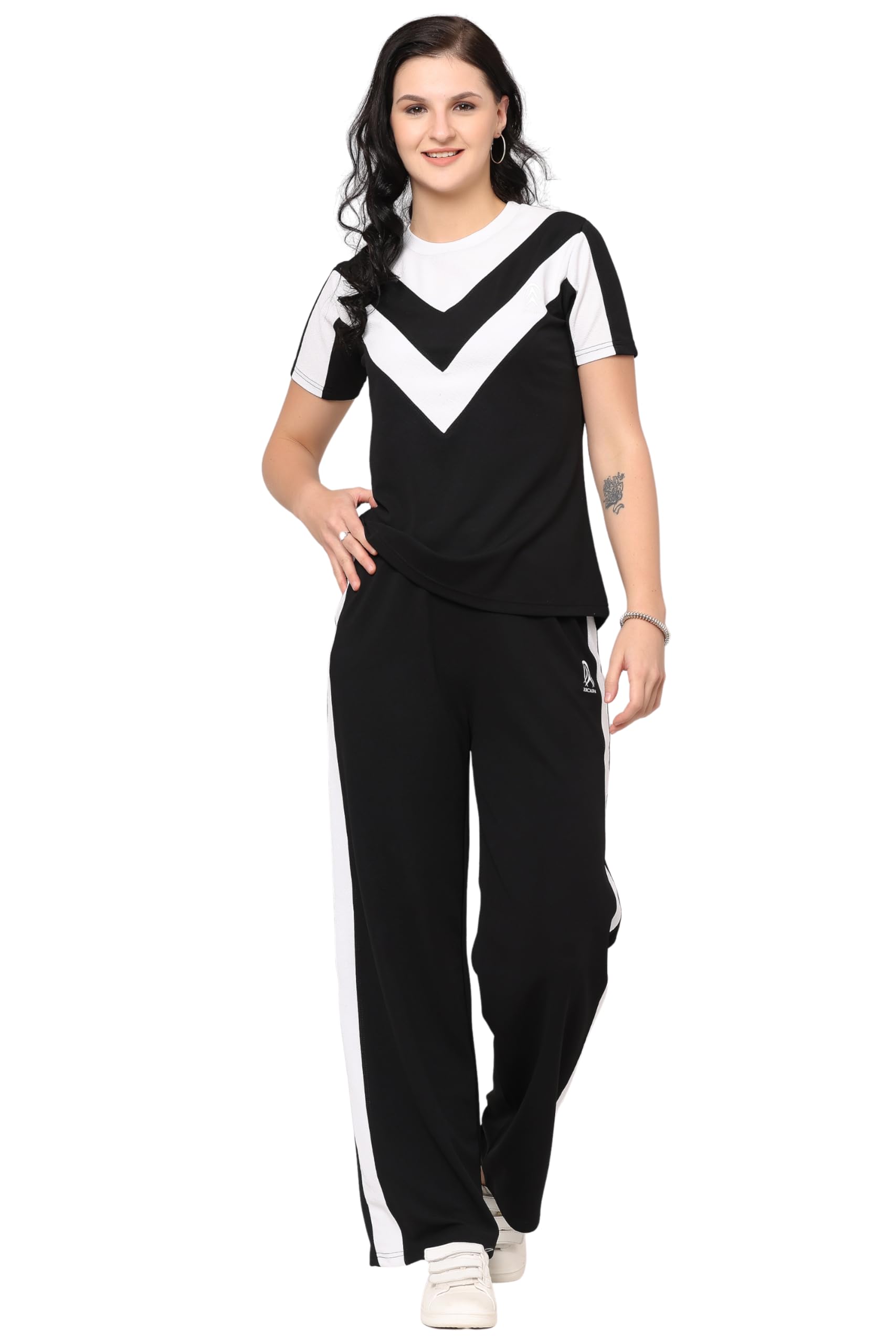 Women’s Activewear Set | Stylish Two Piece Track Suit with Printed Top & Jogger Pants | Ideal for Sports, Gym & Casual Outfits-image-23