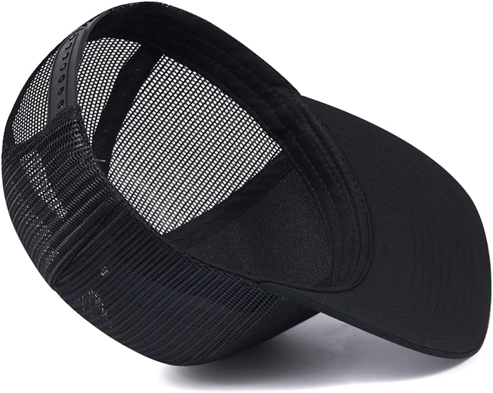 Quanhaigou Trucker Hat - Mesh Snap Back - Unisex Adjustable Baseball Cap - Outdoor Hats for Men Women - Image 5