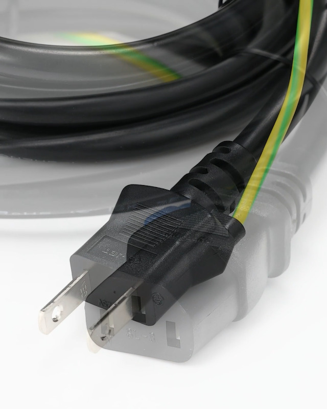 Amazon.co.jp: アイネックス(AINEX) 15A対応AC電源ケーブル 1.8m ACP