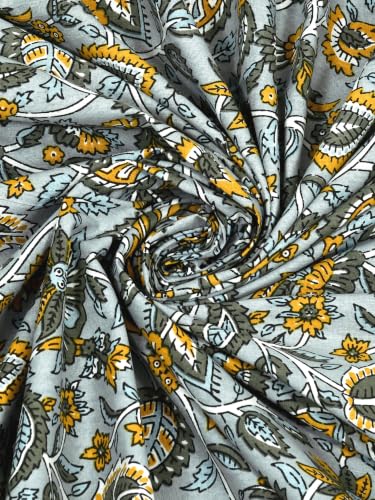 Image of 300 TC 100% Pure Cotton Bedsheet for Double Bed King Size (90x108) inch, Jaipuri Print Double Bedsheet Cotton with 2 Pillow Covers, Sanganeri Printed Flat Bed Cover