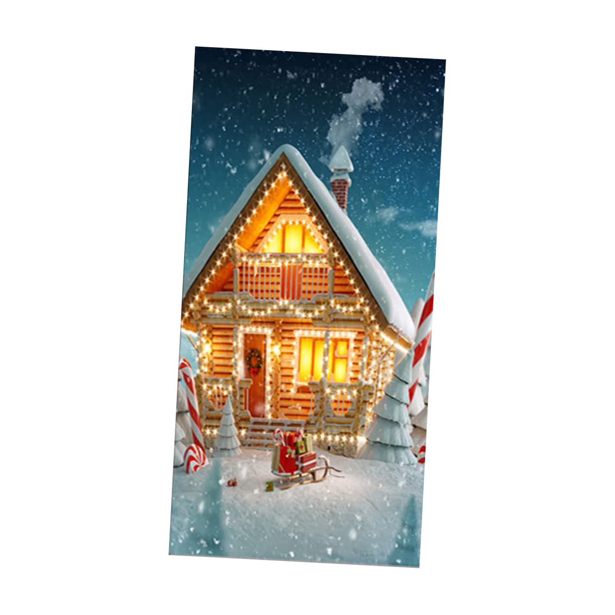 Décoration murale maison intérieure stickers Noël fenêtre chambre enfant