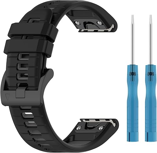 Miniatura 3 de LOKEKE Compatible con Garmin Epix Pro - Correa de repuesto de silicona de 0.78 pulgadas compatible con Garmin Epix Pro