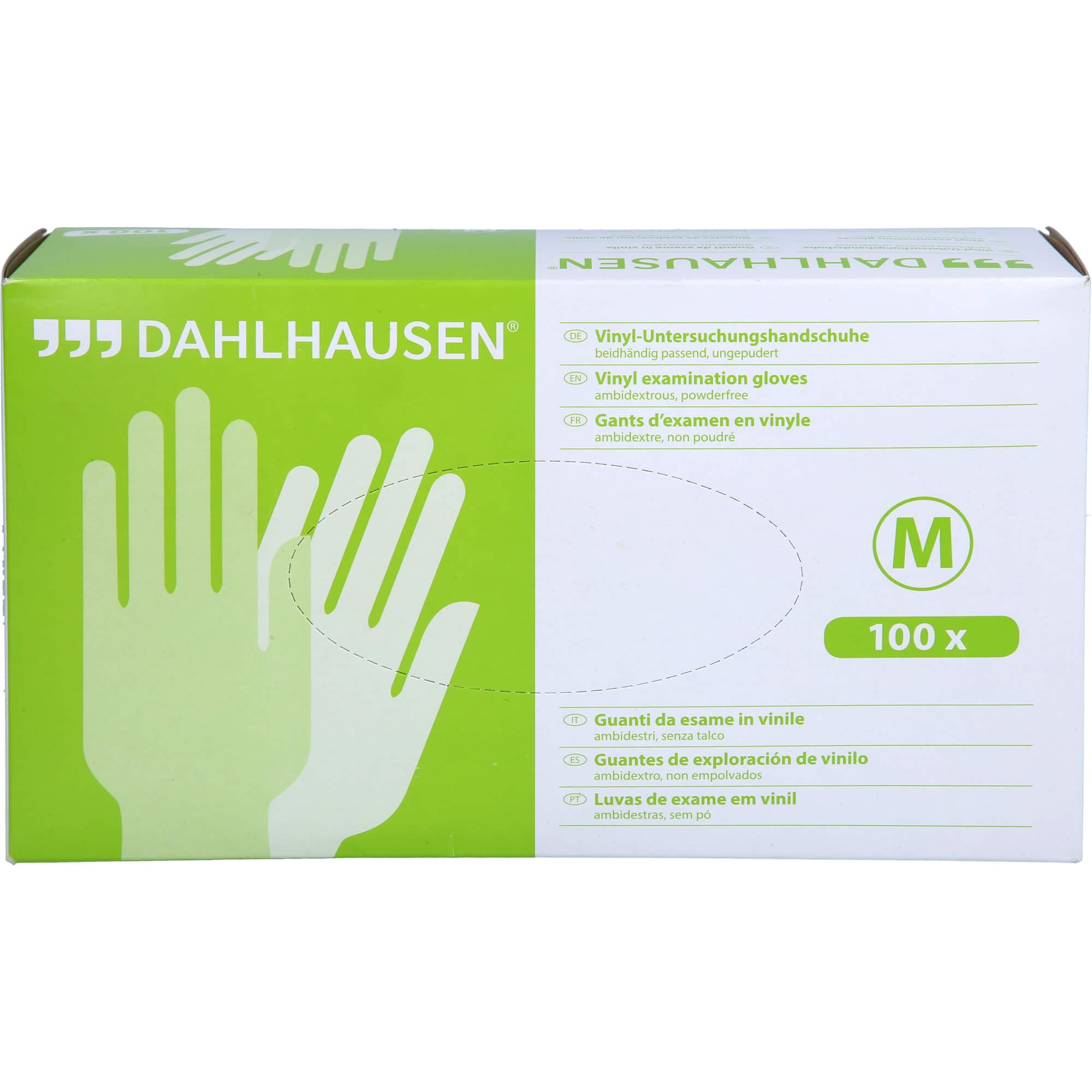 Dahlhausen VINYL Handschuhe ungepudert Gr.M 100 St Gewerbe, Industrie & Wissenschaft