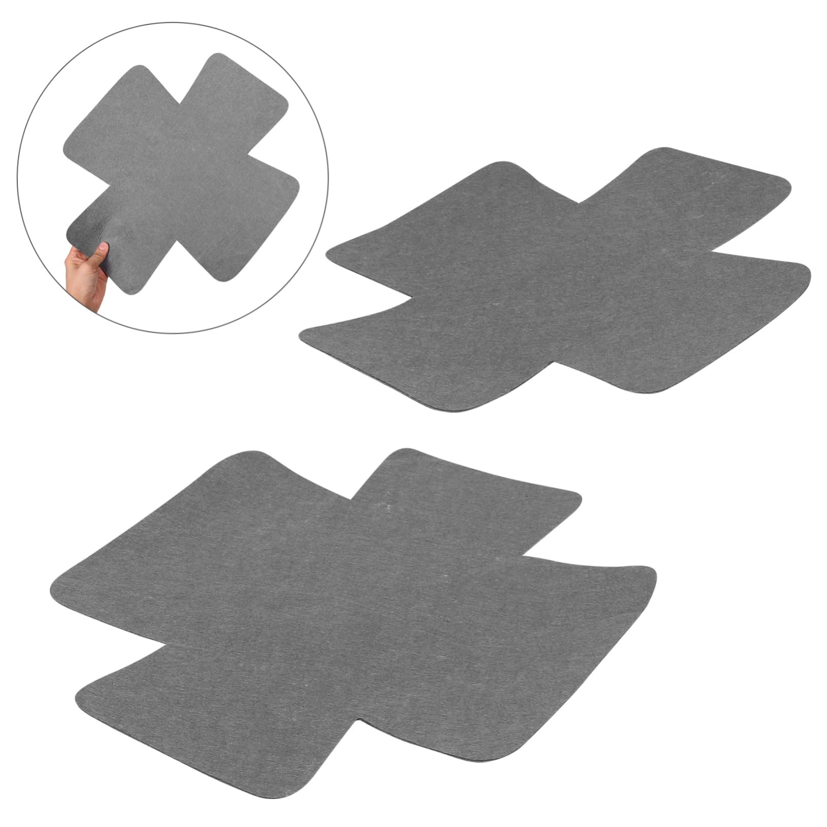 PLAFOPE 12 Piezas Protector de Ollas y Sartenes Anticalor Non-Woven Alfombrillas Aislantes Resistentes al Calor para Cocina Manteles Decorativos Forma de Rompecabezas para Platos Calientes