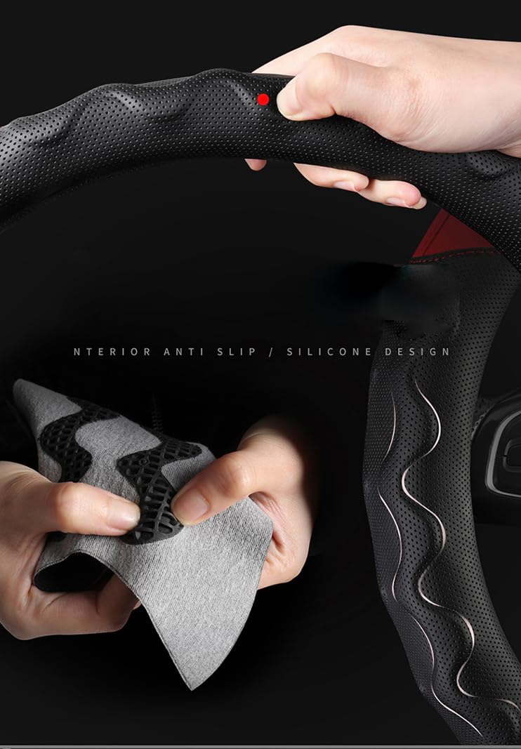 Housse De Volant Cuir Pour Mercedes GLC 300/400 - Antidérapante, Respirante - Protection Contre Soleil Et Usure - Installation Facile