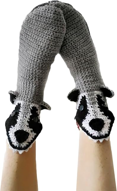 MIEAHORY Funny Animal Socks for kids&adult Christmas Gifts knitted Novelty socks Cartoon Animal Floor Socks Leg Warmers