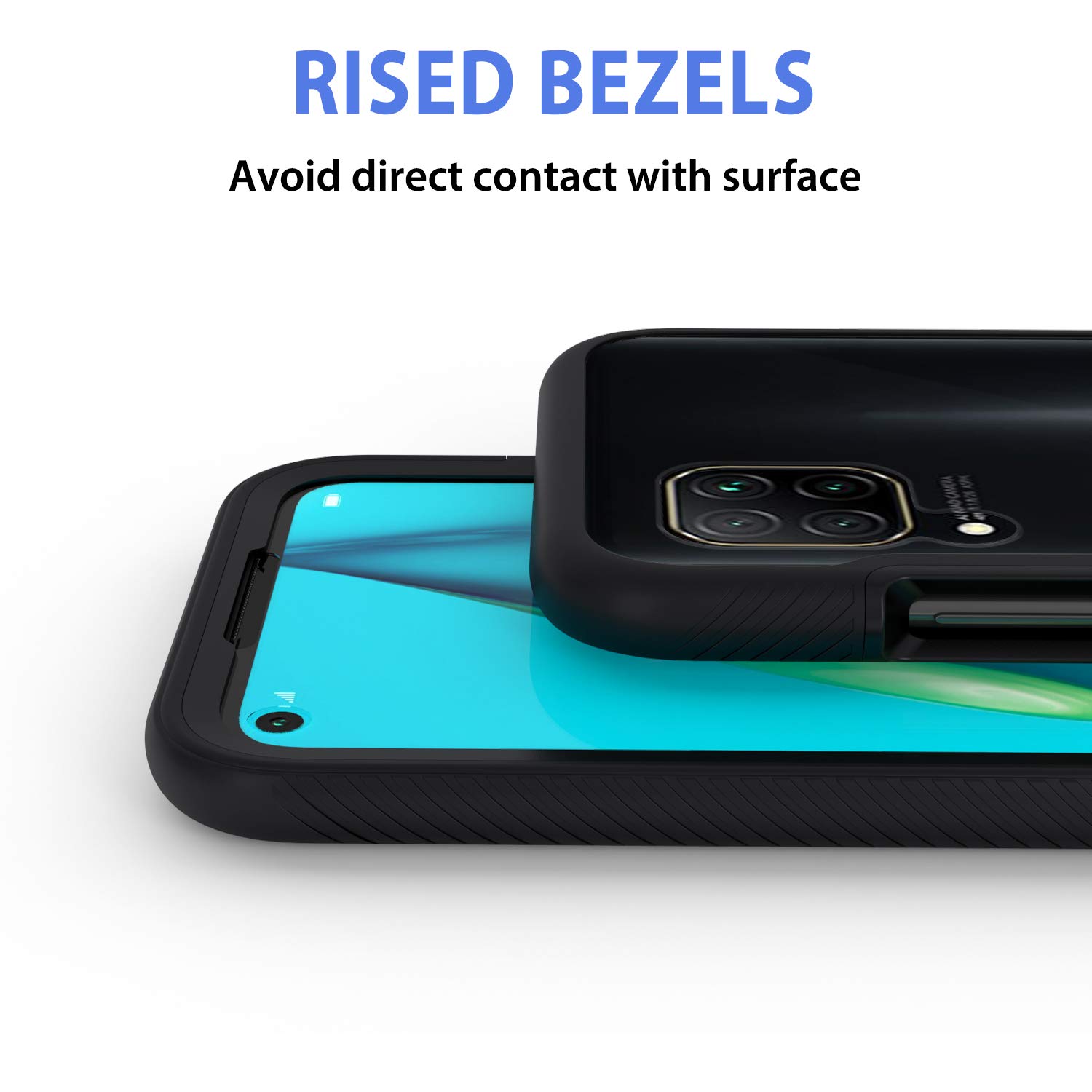 Custodia ONEFLOW Touch Per Huawei P40 Lite – Antiurto Trasparente Con Protezione Schermo 360°