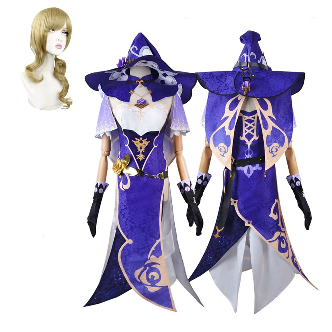 未使用新品　コスプレ衣装 原神　リサ　フルセット　Ｓサイズ Amazon.co.jp: 原神 リサ コスプレ 原神 Genshin げんしん リサ