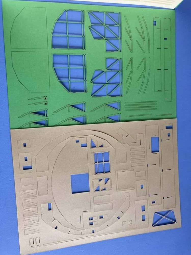 1/144 カミヤ建設製　アラートハンガー 1/144 アラートハンガー製作中 | カミヤ建設