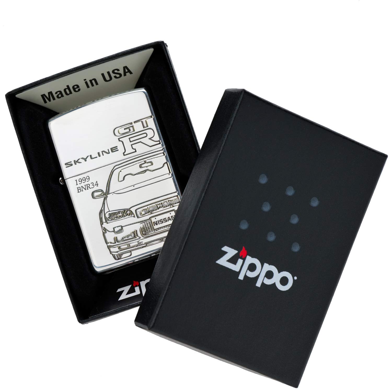 Amazon.co.jp: ZIPPO(ジッポー) ライター スカイライン GT-R BNR34 