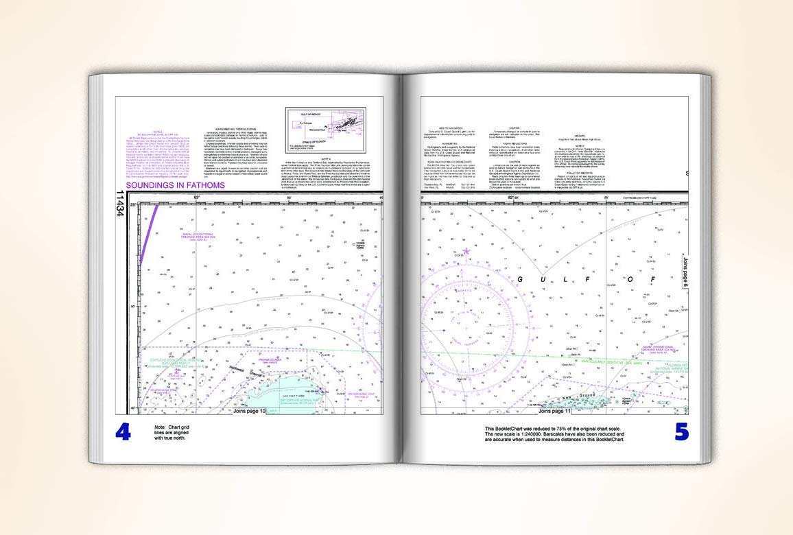 Paradise Cay Publications NOAA BookletChart 11434: Florida Keys Sombrero Key to Dry Tortugas