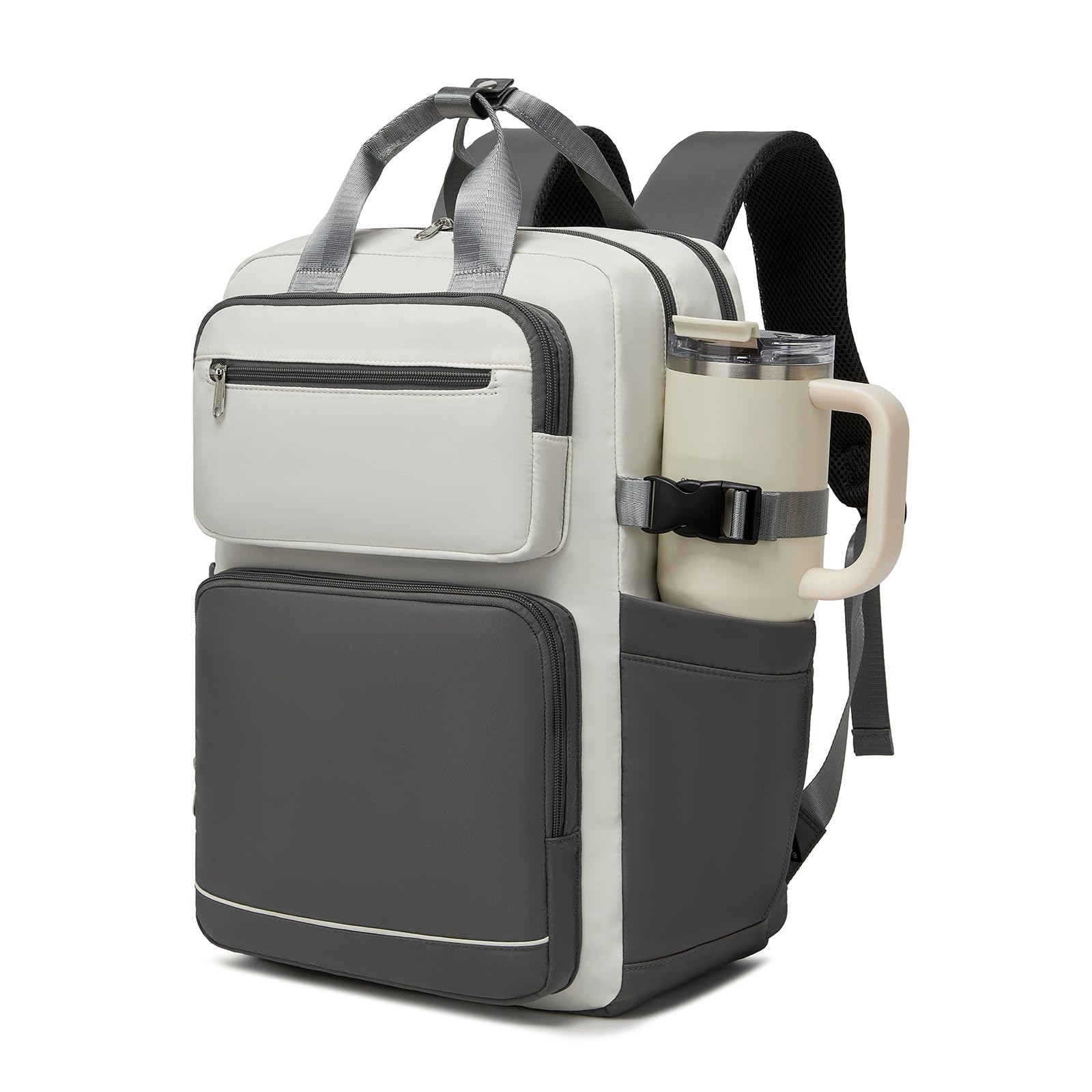 Kono Mochila para Ordenador Portátil Mujer, Mochilas para Ordenador de 15,6 Pulgadas para Trabajo, Mochila Informal para Viajar, Colegio, Oficina — view 10