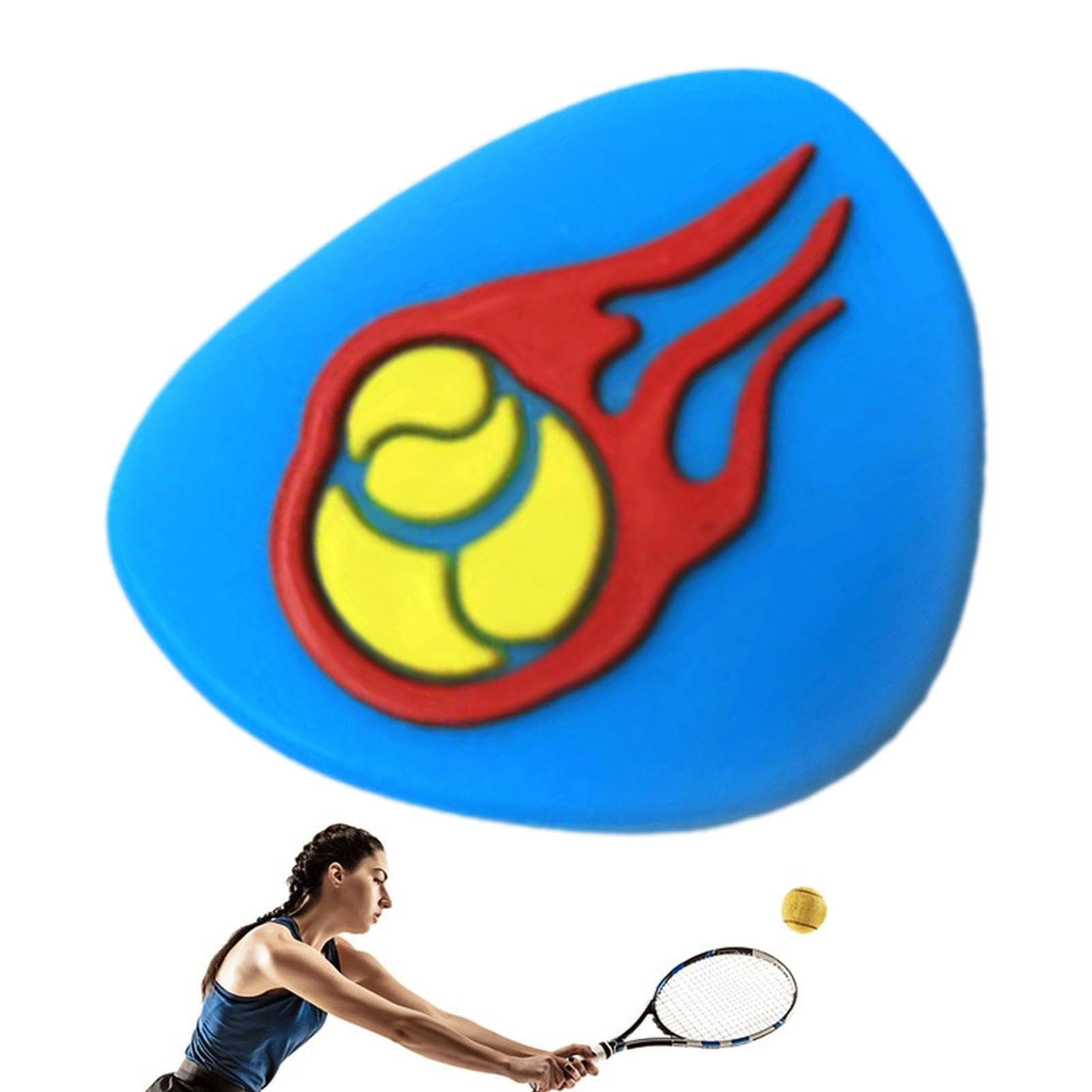 10 Amortisseurs Raquette Tennis En Silicone Cœur - Réduction Vibrations - Pour Raquette Tennis - Multi-Couleurs