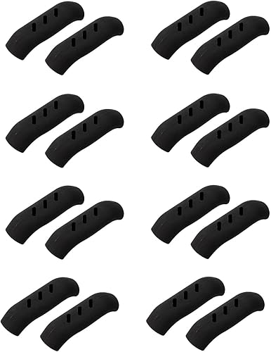 IVBUT Cubierta de silicona antiquemaduras para mango de olla antiquemaduras cubierta de aislamiento de mango de silicona para cualquier sartén de