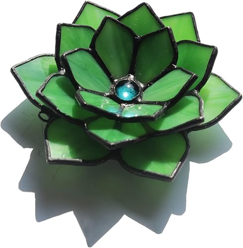 HAOSUM Suculenta roja colgante de vitral, suculenta artificial para habitación preparada, oficina de mujer, estantería, escritorio, planta rústica