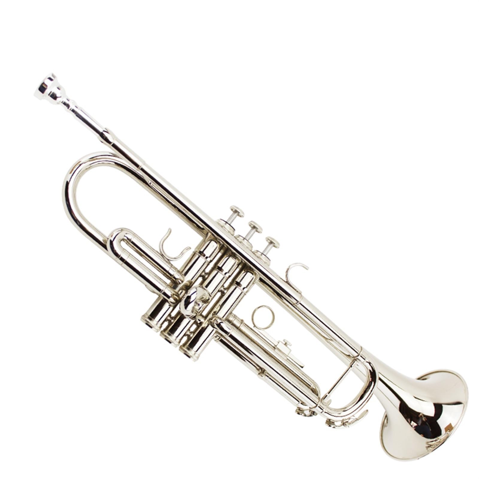 Amazon | Bフラットトランペットニッケルメッキシルバー楽器初心者プロ