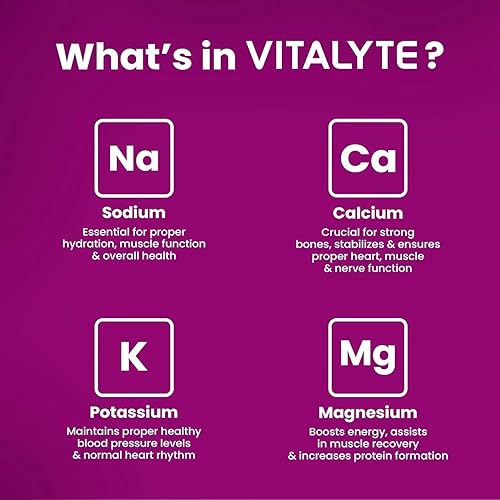 Miniatura 8 de Vitalyte Mezcla de bebida en polvo de electrolitos, mezcla de hidratación isotónica de electrolitos, mezcla de polvo para después del entrenamiento,