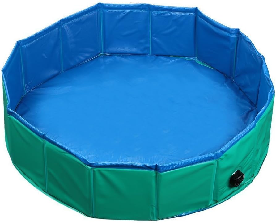 Slaiya Foldable Dog Pet Swimming Pool Bathing Tub